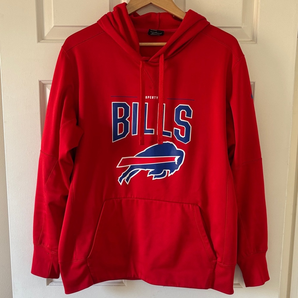 Buffalo Bills Red Pullover Hoodie